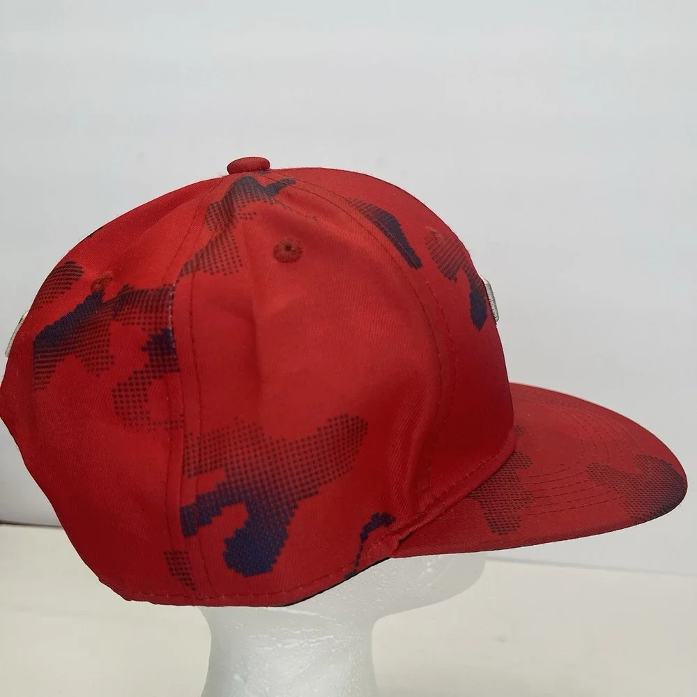 Texas Rangers MLB Snapback Baseball Hat‎ New Era Adjustable Red Blue Camo